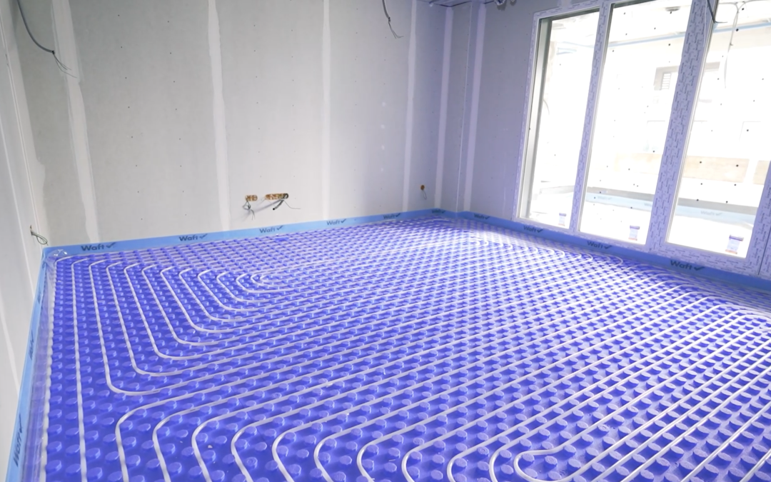 La construcción de las 71 viviendas de Avantespacia avanzan a buen ritmo: ya estamos instalando el suelo radiante.