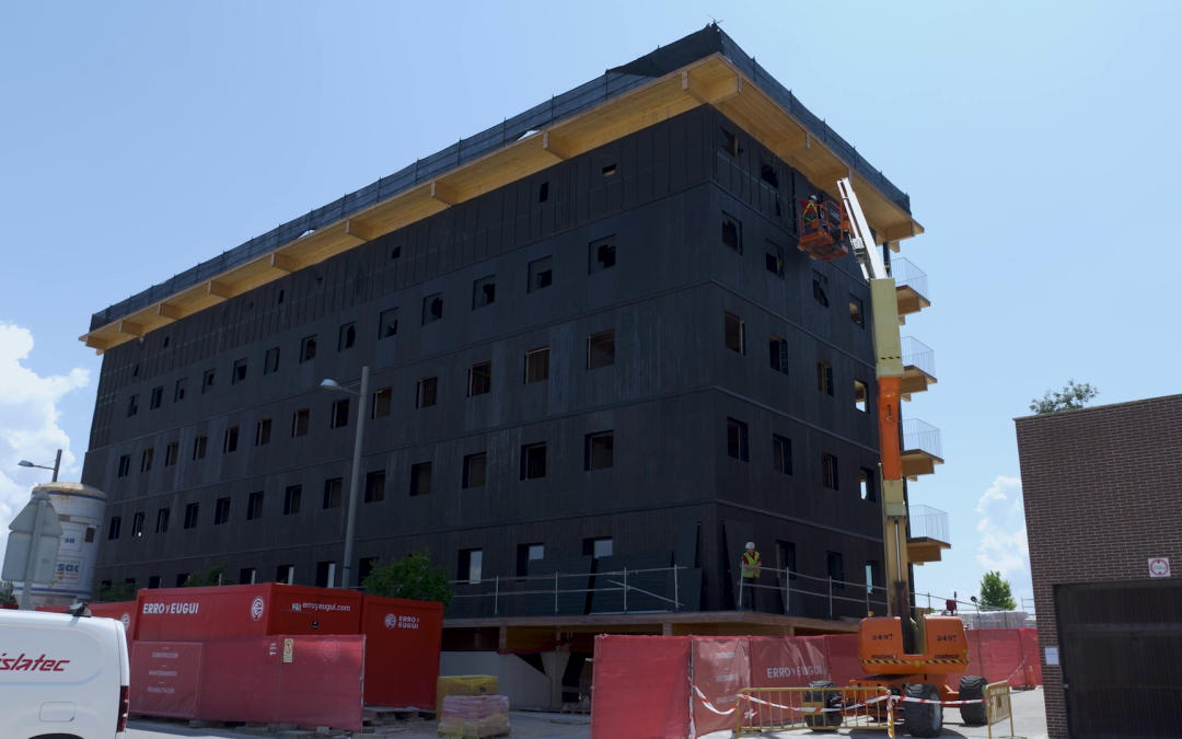 Evolución del edificio de 39 VPO en Mutilva