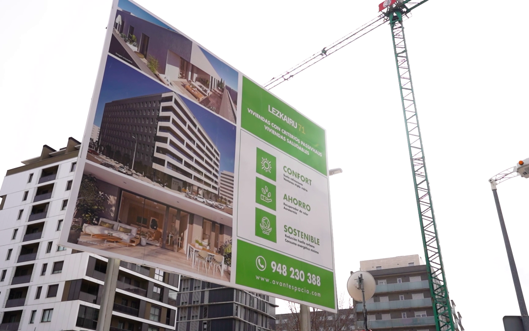 Avances en las 71 viviendas para Avantespacia en Lezkairu