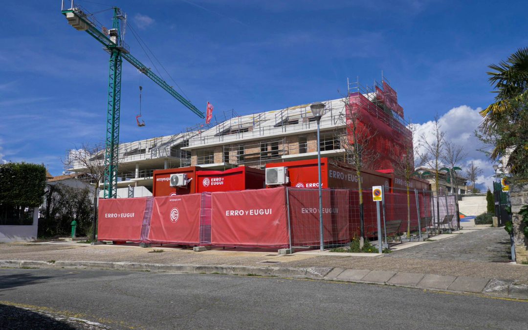 Avances en las 20 viviendas de Cizur Mayor